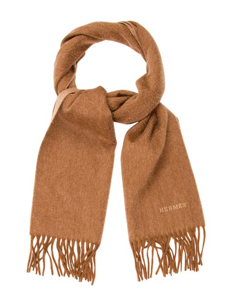 Wool scarf Hermès Brown in Wool 